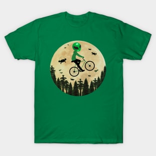 Funny riding alien T-Shirt